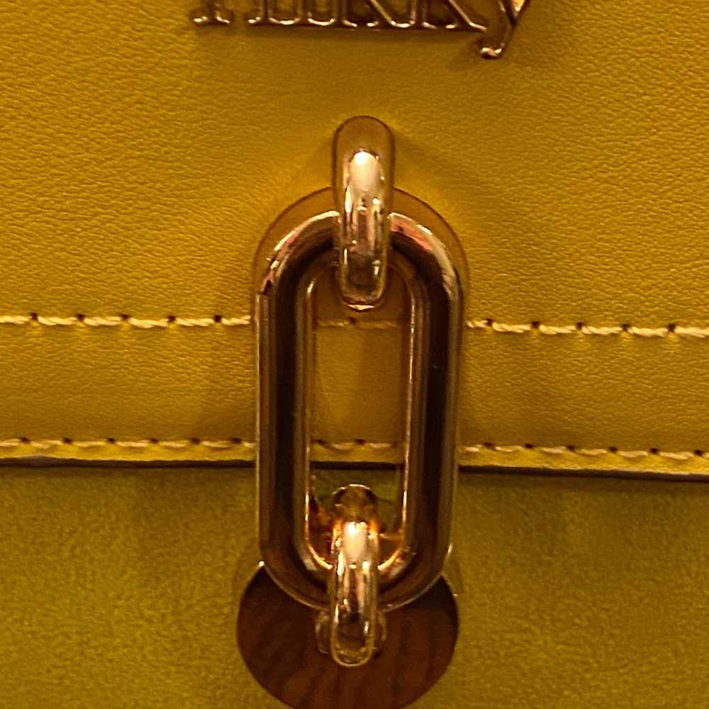 Nicole Lee Yellow Crossbody Saddle Bag - Picture 5 of 8